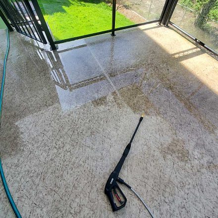 Pressure Washing Balcony Open-house Cleaning House Surrey BC Canada