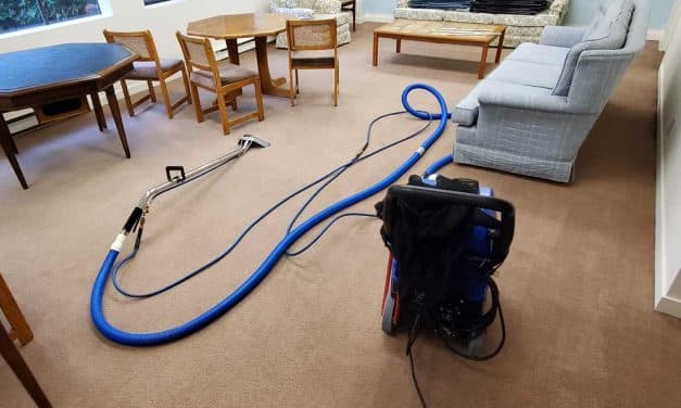 Strata Common Area Carpet Cleaning of Entertainment Room Hallways Area Rug Cleaning in Vancouver BC Canada