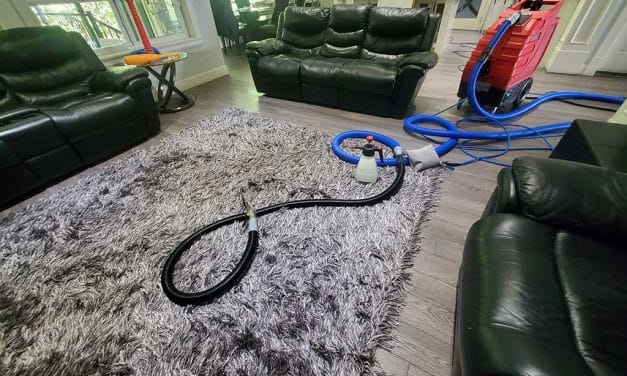 Modern Silver Sag Area Rug Steam Cleaning Located in Surrey BC Canada